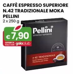 Pellini - Caffè Espresso Superiore N.42 Tradizionale Moka 2 X 250 G Pellini - Caffè Espresso Superiore N.42 Tradizionale Moka 2 X 250 G