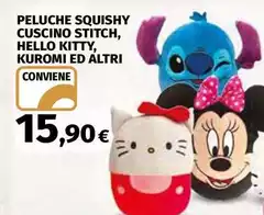 Hello kitty - Peluche Squishy Cuscino Stitch, Hello Kitty, Kuromi Ed Altri