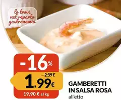 Gamberetti In Salsa Rosa Gamberetti In Salsa Rosa