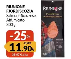 Riunione - Fjordiscozia Salmone Scozzese Affumicato Riunione - Fjordiscozia Salmone Scozzese Affumicato