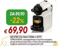 Nespresso - Macchina Caffe Nespresso - Macchina Caffe