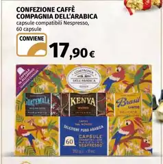 Capsule - Confezione Caffè Compagnia Dell'Arabica Capsule - Confezione Caffè Compagnia Dell'Arabica