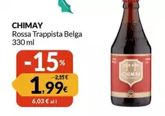 Chimay - Rossa Trappista Belga Chimay - Rossa Trappista Belga