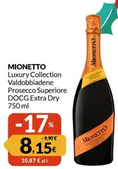 Mionetto - Luxury Collection Valdobbiadene Prosecco Superiore DOCG Extra Dry Mionetto - Luxury Collection Valdobbiadene Prosecco Superiore DOCG Extra Dry