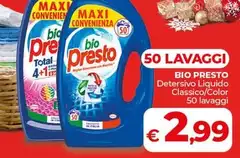 Bio Presto - Detersivo Liquido Classico/ Color Bio Presto - Detersivo Liquido Classico/ Color