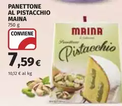 Maina - Panettone Al Pistacchio Maina - Panettone Al Pistacchio