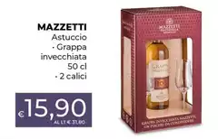 Mazzetti - Astuccio Grappa Invecchiata Mazzetti - Astuccio Grappa Invecchiata