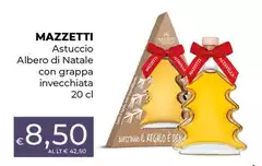 Mazzetti - Astuccio Albero Di Natale Con Grappa Invecchiata Mazzetti - Astuccio Albero Di Natale Con Grappa Invecchiata
