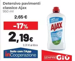 Ajax - Detersivo Pavimenti Classico Ajax - Detersivo Pavimenti Classico