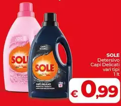 Sole - Detersivo Capi Delicati Sole - Detersivo Capi Delicati