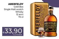 Aberfeldy - Gold Box Single Malt Scotch Whisky 12 Anni Aberfeldy - Gold Box Single Malt Scotch Whisky 12 Anni