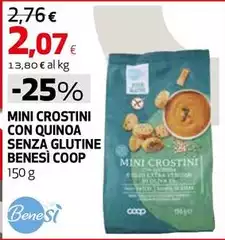Coop - Mini Crostini Con Quinoa Senza Glutine Benesi Coop - Mini Crostini Con Quinoa Senza Glutine Benesi
