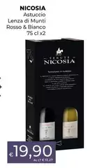 Nicosia - Astuccio Lenza Di Munti Rosso & Bianco Nicosia - Astuccio Lenza Di Munti Rosso & Bianco