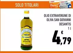 Desantis - Olio Extravergine Di Oliva San Giovanni Desantis - Olio Extravergine Di Oliva San Giovanni