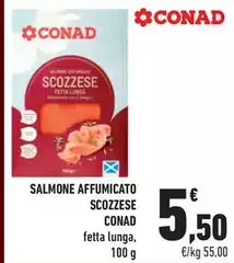 Conad - Salmone Affumicato Scozzese Conad - Salmone Affumicato Scozzese