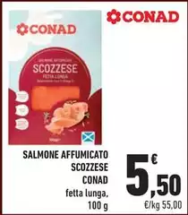 Conad - Salmone Affumicato Scozzese Conad - Salmone Affumicato Scozzese