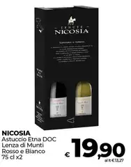 Nicosia - Astuccio Etna DOC Lenza Di Munti Rosso E Bianco Nicosia - Astuccio Etna DOC Lenza Di Munti Rosso E Bianco