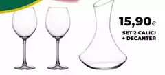 Set 2 Calici + Decanter Set 2 Calici + Decanter