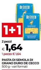 De Cecco - Pasta Di Semola Di Grano Duro De Cecco - Pasta Di Semola Di Grano Duro