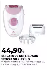 Braun - Epilatore Rete Se3270 Silk-epil 3 Braun - Epilatore Rete Se3270 Silk-epil 3
