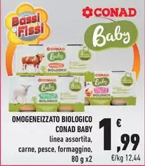 Bassi - Omogeneizzato Biologico Baby Bassi - Omogeneizzato Biologico Baby