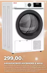 Akai - Asciugatrice A5C80535ES E Akai - Asciugatrice A5C80535ES E