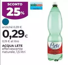 Lete - Acqua Lete - Acqua