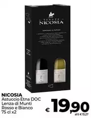 Nicosia - Astuccio Etna DOC Lenza Di Munti Rosso E Bianco Nicosia - Astuccio Etna DOC Lenza Di Munti Rosso E Bianco