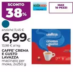 Lavazza - Caffe' Crema E Gusto Lavazza - Caffe' Crema E Gusto