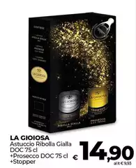 La Gioiosa - Astuccio Ribolla Gialla DOC +Prosecco DOC +stopper La Gioiosa - Astuccio Ribolla Gialla DOC +Prosecco DOC +stopper