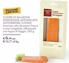 Cuore - Di Salmone Norvegese Affumicato Sapori&Idee Cuore - Di Salmone Norvegese Affumicato Sapori&Idee