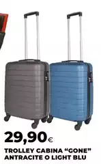 Blu - Trolley Cabina "gone" Antracite O Light