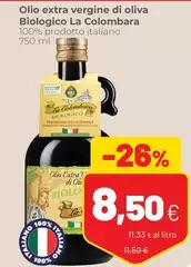 La colombara - Olio Extra Vergine Di Oliva Biologico La colombara - Olio Extra Vergine Di Oliva Biologico