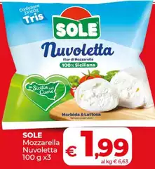 Sole - Mozzarella Sole - Mozzarella