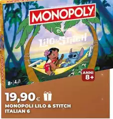 Monopoli Lilo & Stitch Italian 6 Monopoli Lilo & Stitch Italian 6