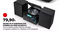 Majestic - Micro Hi Fi Dab/dab+/fm Stereo Ah 2350 Ma35tic