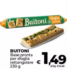 Buitoni - Base Pronta Per Sfoglia Rettangolare Buitoni - Base Pronta Per Sfoglia Rettangolare