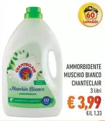 Chanteclair - Ammorbidente Muschio Bianco Chanteclair - Ammorbidente Muschio Bianco