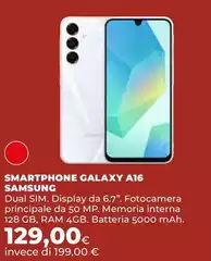 Samsung - Smartphone Galaxy A16 Samsung - Smartphone Galaxy A16