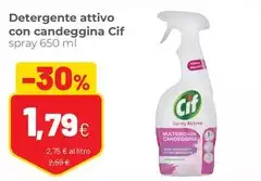 Cif - Detergente Attivo Con Candeggina Cif - Detergente Attivo Con Candeggina