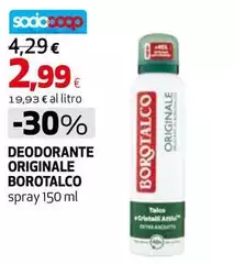 Borotalco - Deodorante Originale