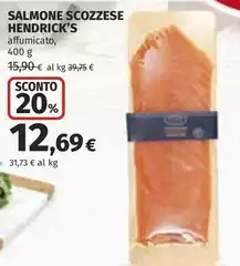 Hendrick's - Salmone Scozzese Hendrick's - Salmone Scozzese
