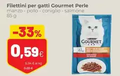Gourmet Purina - Filettini Per Gatti Perle Gourmet Purina - Filettini Per Gatti Perle