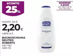 Neutro Roberts - Bagnoschiuma Neutro Roberts - Bagnoschiuma