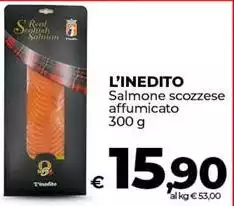 L'inedito - Salmone Scozzese Affumicato L'inedito - Salmone Scozzese Affumicato