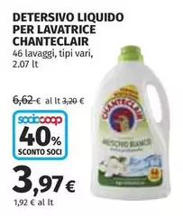 Chanteclair - Detersivo Liquido Per Lavatrice Chanteclair - Detersivo Liquido Per Lavatrice