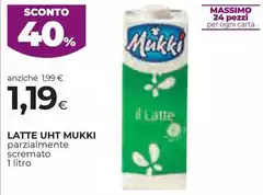 Mukki - Latte UHT Mukki - Latte UHT