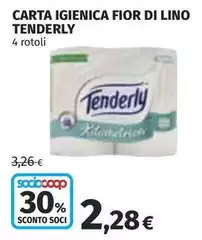 Tenderly - Carta Igienica Fior Di Lino Tenderly - Carta Igienica Fior Di Lino