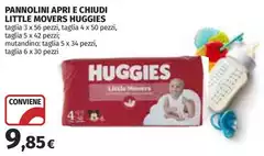 Huggies - Pannolini Apri E Chiudi Little Movers Huggies - Pannolini Apri E Chiudi Little Movers