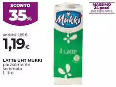 Mukki - Latte UHT Mukki - Latte UHT